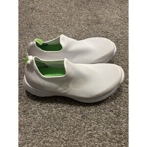 OOFOS Womens OOmg Low Shoe Size 8 EU 39 White Mesh Recovery Slip On Sneakers
